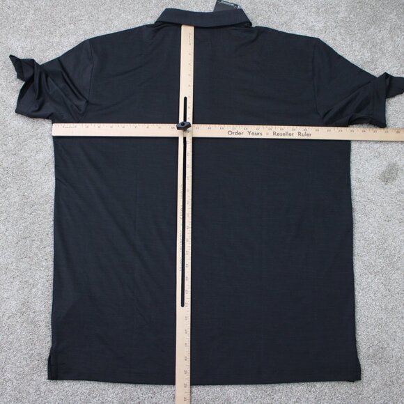 Callaway Opti-Dri Polo Shirt NWT Mens Large Black Golf Cooling Stretch S/S - Picture 11 of 14